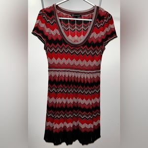 🔴⚫⚪ INC Red, Black & White Patterned Dress or Tunic – Versatile & Stylish 🎈